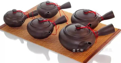 Yixing Zisha Teapot Handmade Purple Mud Pot Kung Fu Green Tea Da Hong Pao The Long Handle Pot with Filter Teaware Free Shipping