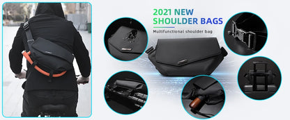 Heroic Knight Shoulder Bag Men's Korean Trend Messenger Bag Fashion Young Leisure Retro Casual Street Package Hot Selling Bags