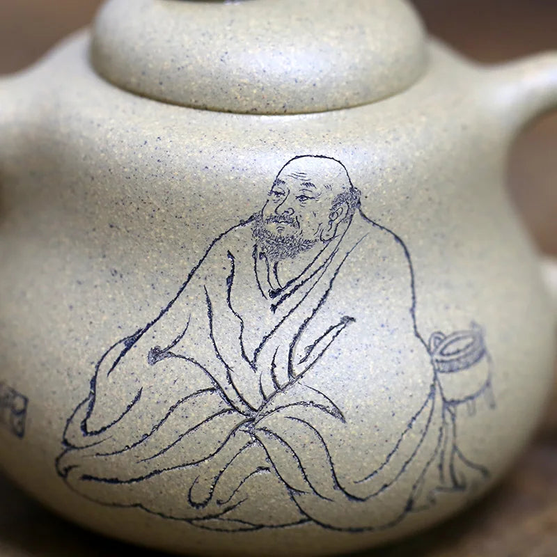 Hall are recommended by the manual monohydrate brawl in period of mud, carved gourd pot of paint Luo Hantu 290 ml