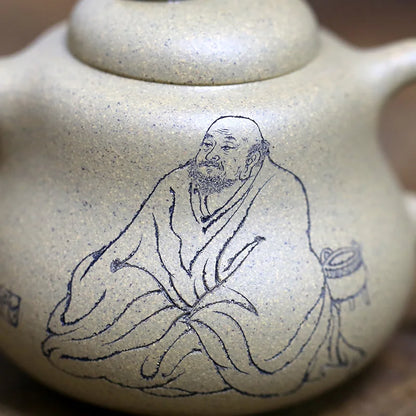 Hall are recommended by the manual monohydrate brawl in period of mud, carved gourd pot of paint Luo Hantu 290 ml