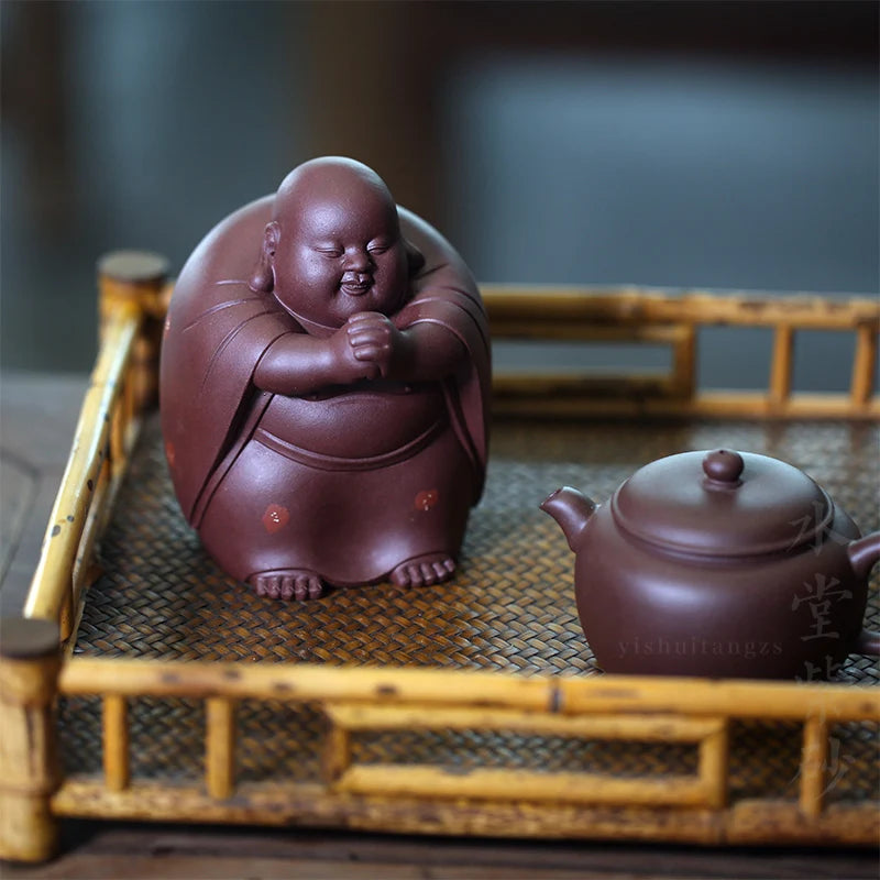 Hall are recommended purple sand tea pet monohydrate furnishing articles sculpture tea play maitreya