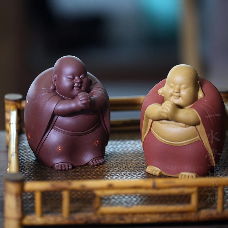 Hall are recommended purple sand tea pet monohydrate furnishing articles sculpture tea play maitreya