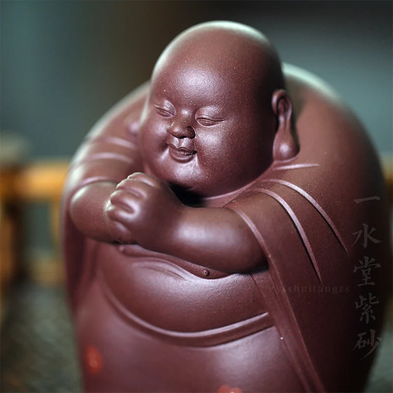 Hall are recommended purple sand tea pet monohydrate furnishing articles sculpture tea play maitreya