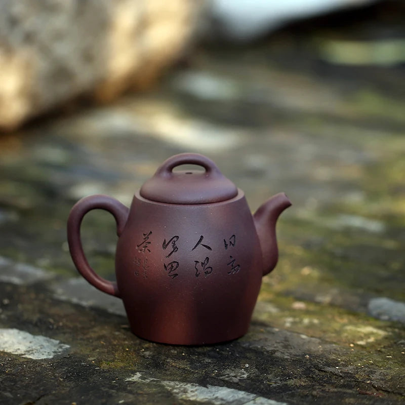 Hall of yixing monohydrate ores are recommended by the manual old purple clay teapot right moment draw 280 ml