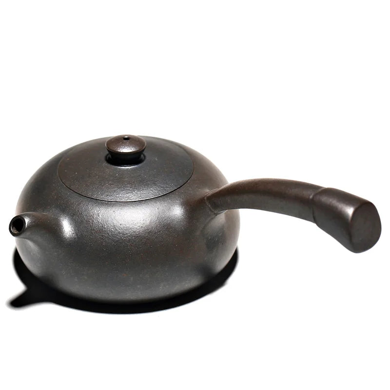 Hall of yixing monohydrate recommended kung fu tea tea set household pure manual bottom groove Tang Yu pot of 155 ml