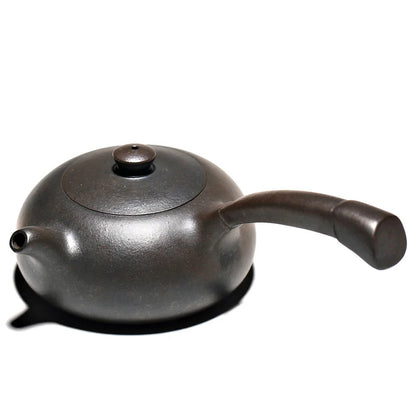 Hall of yixing monohydrate recommended kung fu tea tea set household pure manual bottom groove Tang Yu pot of 155 ml