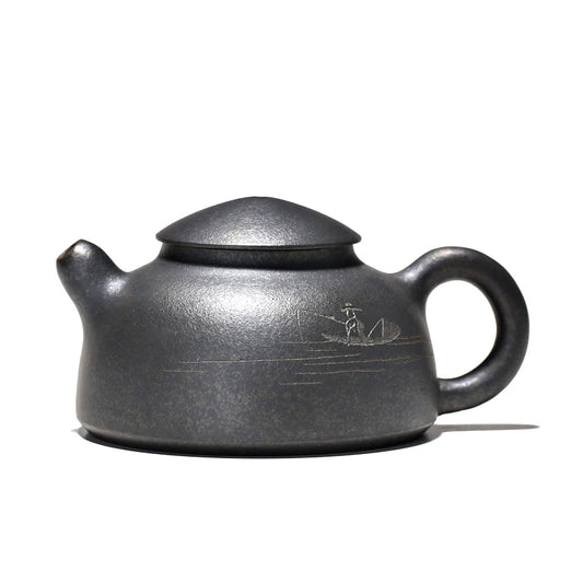 Hall of yixing monohydrate recommended the teapot tea pure manual variable mud fishing alone cover pot of 100 ml