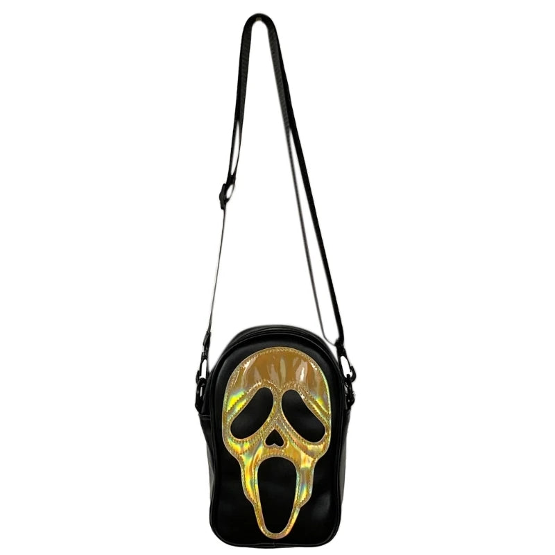 Halloween Shoulder Bags and Cool Skull Crossbody Bag for Edgy Lovers
