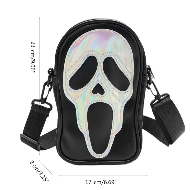 Halloween Shoulder Bags and Cool Skull Crossbody Bag for Edgy Lovers