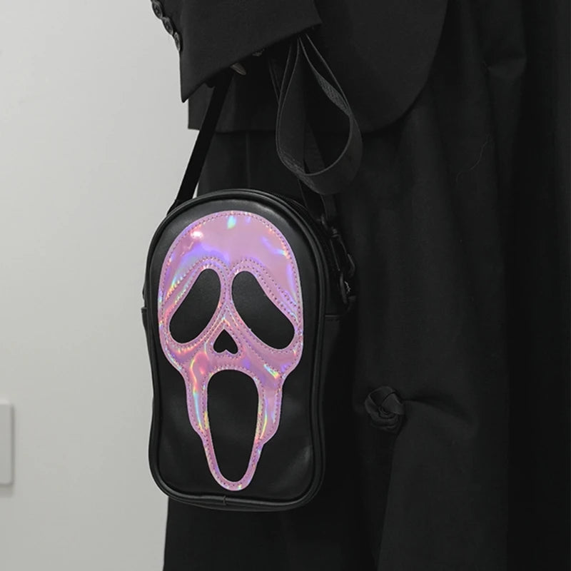 Halloween Shoulder Bags and Cool Skull Crossbody Bag for Edgy Lovers