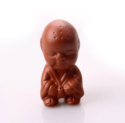 Hand Crafts Lovely Boy Tea Pet jewelry Decoration Tea pet Tea ceremony to play Chinese Yixing Purple clay Tea accessories