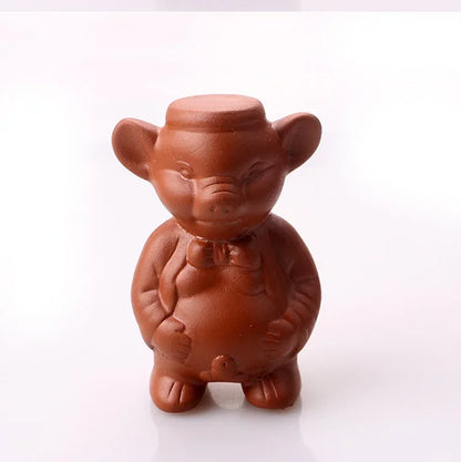 Hand Crafts Lovely Boy Tea Pet jewelry Decoration Tea pet Tea ceremony to play Chinese Yixing Purple clay Tea accessories
