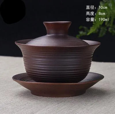 Hand Painted Jade Porcelain Ink Bamboo Ceramic Gaiwan, Chinese Teaset Teaware, Tureen Sancai Tea Cup, Pu'er Kettle