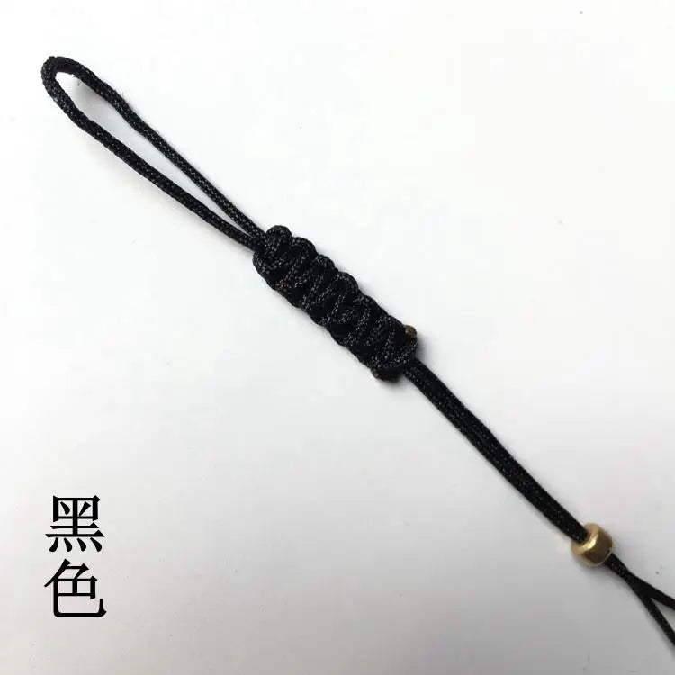 Hand-made Pot Nylon Rope With Small Jade Tea Ceremony Rope Purple Teapot Lid Rope Teapot Handle Tied Rope