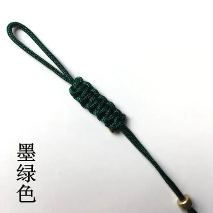 Hand-made Pot Nylon Rope With Small Jade Tea Ceremony Rope Purple Teapot Lid Rope Teapot Handle Tied Rope