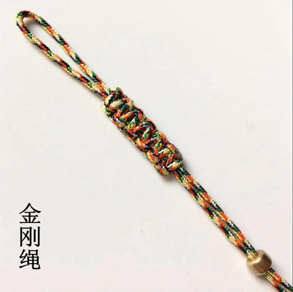 Hand-made Pot Nylon Rope With Small Jade Tea Ceremony Rope Purple Teapot Lid Rope Teapot Handle Tied Rope