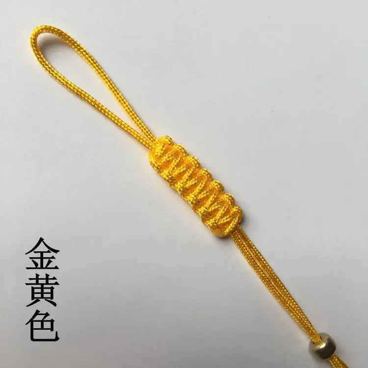 Hand-made Pot Nylon Rope With Small Jade Tea Ceremony Rope Purple Teapot Lid Rope Teapot Handle Tied Rope