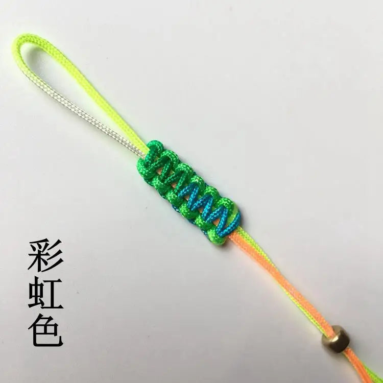Hand-made Pot Nylon Rope With Small Jade Tea Ceremony Rope Purple Teapot Lid Rope Teapot Handle Tied Rope