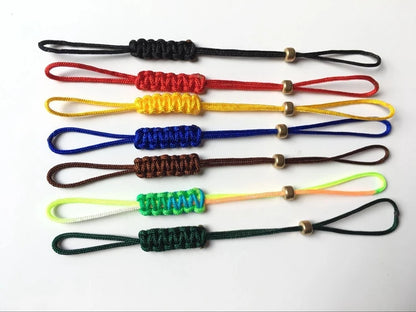 Hand-made Pot Nylon Rope With Small Jade Tea Ceremony Rope Purple Teapot Lid Rope Teapot Handle Tied Rope