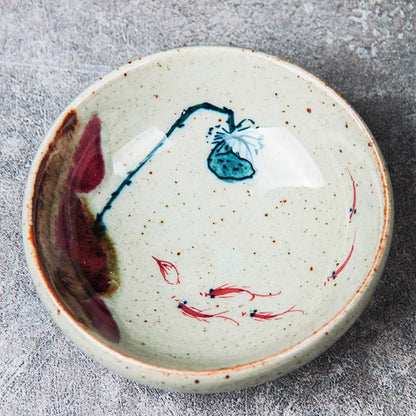 Hand-painted Ceramic Teacup Household Coffee Cup Customized Exquisite Tea Cup Retro Handmade Tea Bowl Tradition Tea Sets