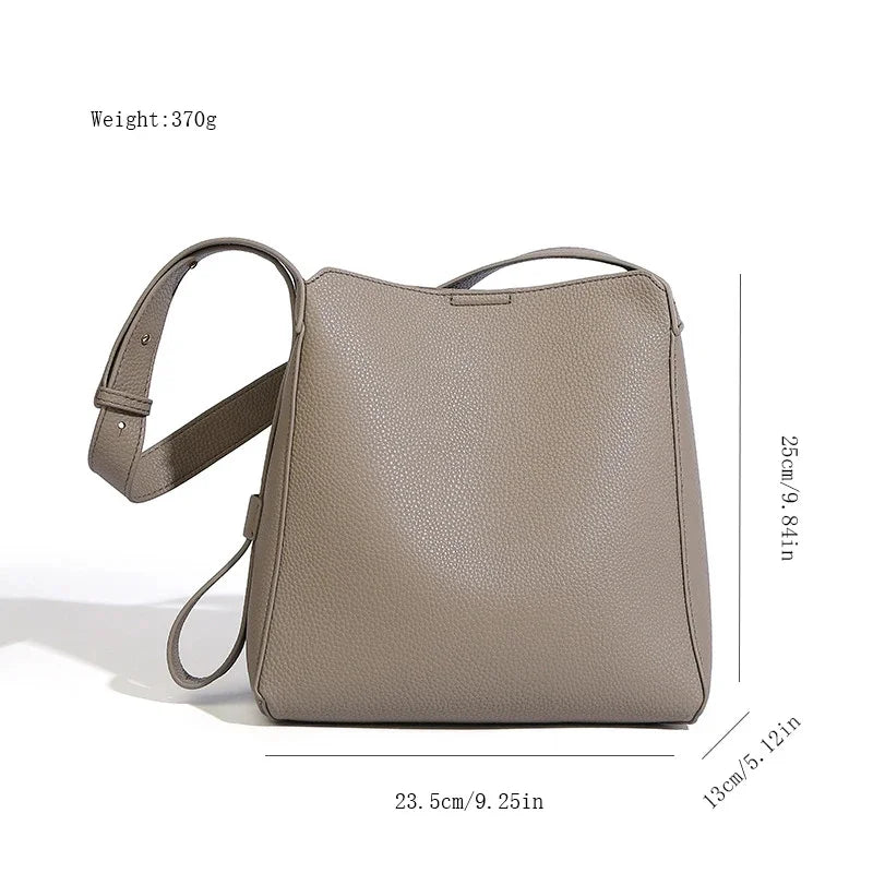 Handbag 2024 Vegetable Basket Bucket Fashion Shoulder Large Capacity Messenger Bag Women's Trendy