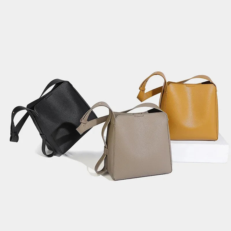 Handbag 2024 Vegetable Basket Bucket Fashion Shoulder Large Capacity Messenger Bag Women's Trendy