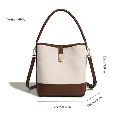 Handbags High-end Bucket 2024 Versatile Crossbody Commuting Women's Fashion Shoulder Bags Trend