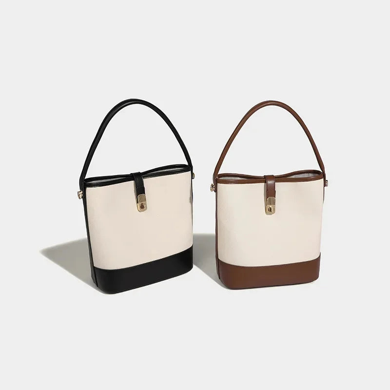 Handbags High-end Bucket 2024 Versatile Crossbody Commuting Women's Fashion Shoulder Bags Trend