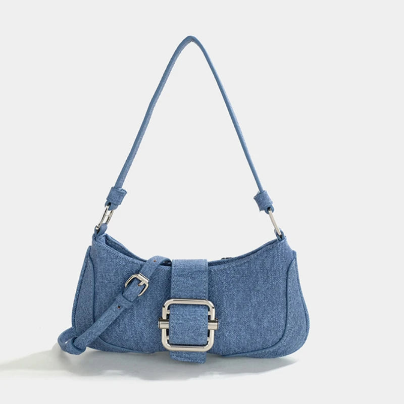Handbags for Women Retro Stitching Shoulder Underarm Bag Niche Design New Fashion Crossbody Purses Clutch 2024 Bolsas Mujer