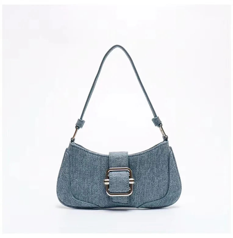 Handbags for Women Retro Stitching Shoulder Underarm Bag Niche Design New Fashion Crossbody Purses Clutch 2024 Bolsas Mujer