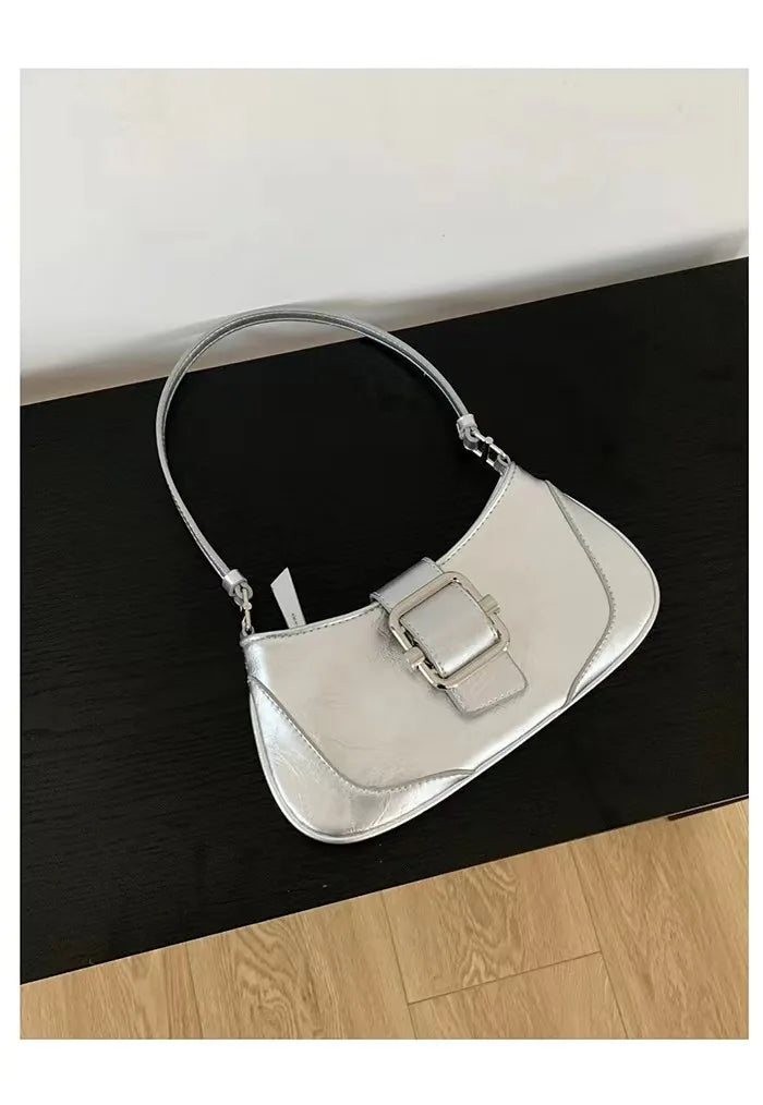 Handbags for Women Retro Stitching Shoulder Underarm Bag Niche Design New Fashion Crossbody Purses Clutch 2024 Bolsas Mujer