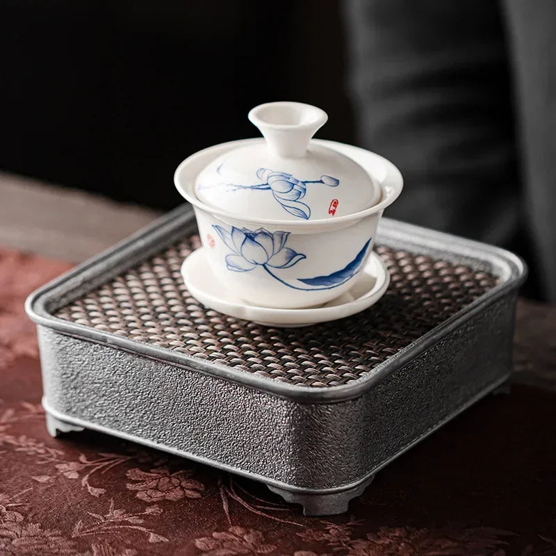 Handcrafted Ceramic Tea Tureen Gaiwan Set with Saucers Essential Teaware for Authentic Chinese Gongfu Tea Ceremony