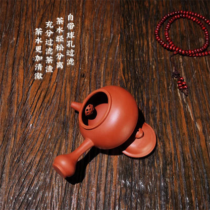 Handheld Teapot Side Handle Furong Tea Pot 160ml Kettle Teapots Purple Clay Kung Fu Tea Set Chinese Yixing Zhuni Semi-handmade