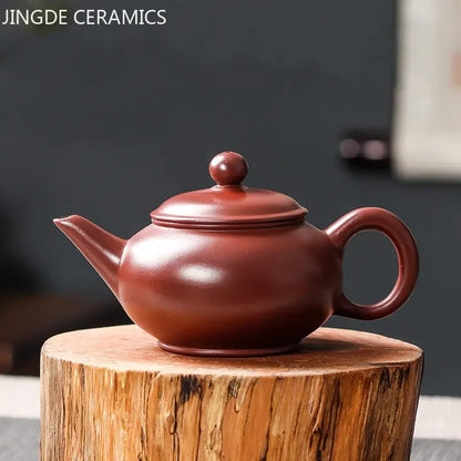 Handmade Antique Purple Clay Teapot Yixing Zhu Mud Filter Beauty Kettle Chinese Tea Ceremony Accessories Customized Tea Pot