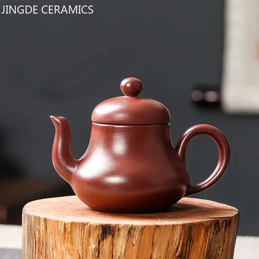 Handmade Antique Purple Clay Teapot Yixing Zhu Mud Filter Beauty Kettle Chinese Tea Ceremony Accessories Customized Tea Pot