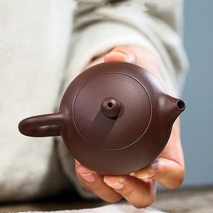 Handmade Beauty Kettle Chinese Tea Ceremony Yixing Classic Xishi Tea Pots Purple Clay Teapot Home Teaware Customized Gifts 100ml