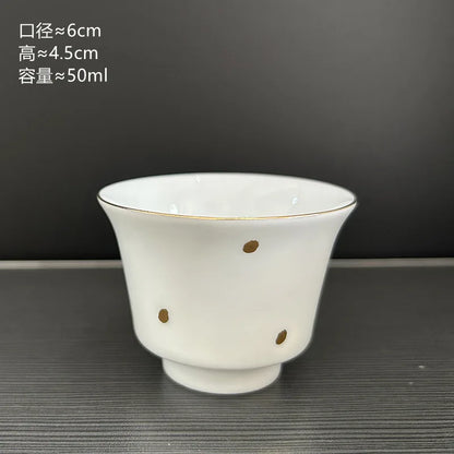 Handmade Ceramic Teapot Set Exquisite Chinese Gongfu Teaware Classic Ceramic Tea Kettle with Infuser Tea Cups Pot
