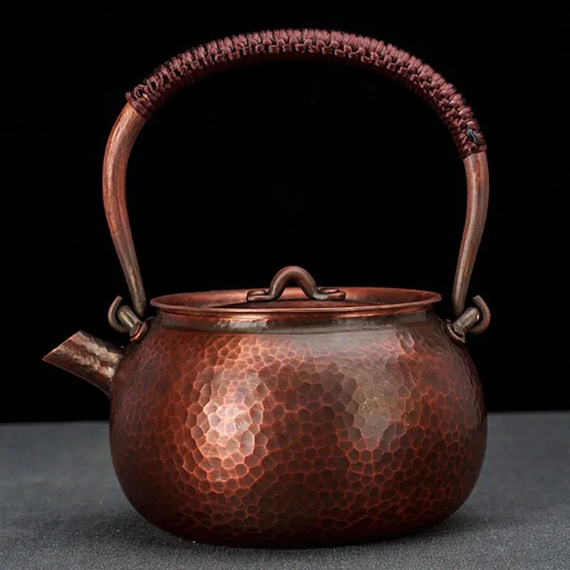 Handmade Chinese Teapot Metal, Hot Water Kettle, Copper Kung Fu Tea Infusers, Oolong Puer Yixing Teapots, Tea Services Gift