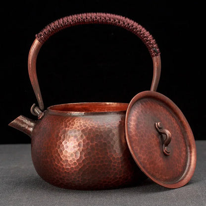Handmade Chinese Teapot Metal, Hot Water Kettle, Copper Kung Fu Tea Infusers, Oolong Puer Yixing Teapots, Tea Services Gift