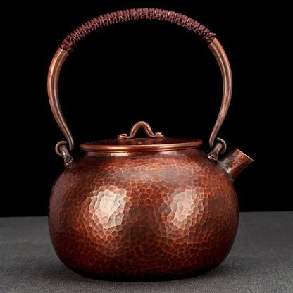 Handmade Chinese Teapot Metal, Hot Water Kettle, Copper Kung Fu Tea Infusers, Oolong Puer Yixing Teapots, Tea Services Gift