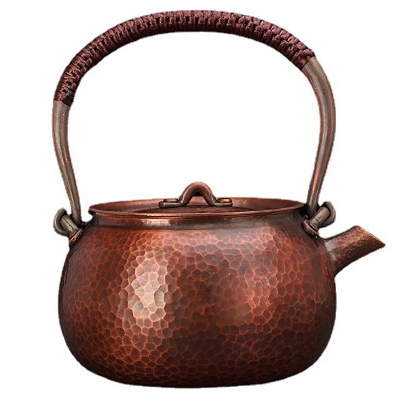 Handmade Chinese Teapot Metal, Hot Water Kettle, Copper Kung Fu Tea Infusers, Oolong Puer Yixing Teapots, Tea Services Gift