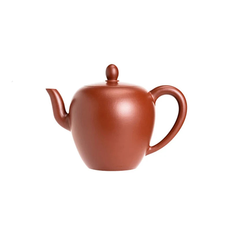 Handmade Dahongpao Mud Teapot with Beauty Shoulder, Purple Clay, Teaset Suit for Green and Dark Tea, Drinkware, about 100ml