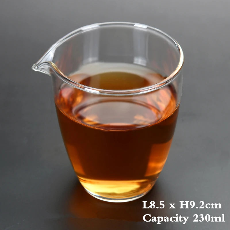 Handmade Glass Cup for Chinese Tea, Hand Held, Grasping, Antique Tea Separator