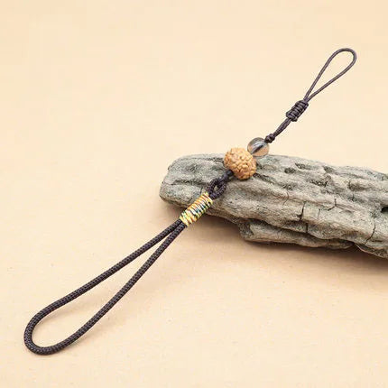 Handmade Hand-woven Teapot Lid Rope Kung Fu Tea Ceremony Ceramic Teapot Cover Rope with beads Ceramic Cup Rope