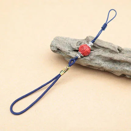 Handmade Hand-woven Teapot Lid Rope Kung Fu Tea Ceremony Ceramic Teapot Cover Rope with beads Ceramic Cup Rope