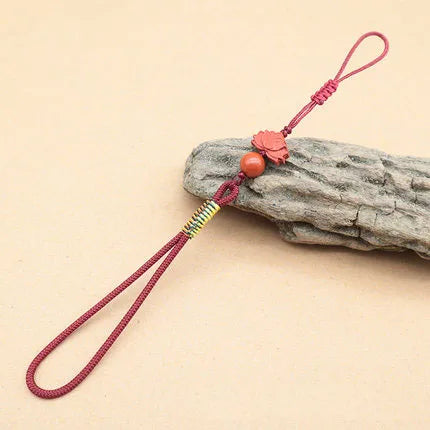 Handmade Hand-woven Teapot Lid Rope Kung Fu Tea Ceremony Ceramic Teapot Cover Rope with beads Ceramic Cup Rope
