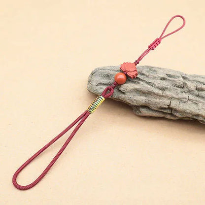 Handmade Hand-woven Teapot Lid Rope Kung Fu Tea Ceremony Ceramic Teapot Cover Rope with beads Ceramic Cup Rope