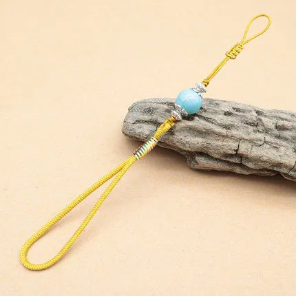 Handmade Hand-woven Teapot Lid Rope Kung Fu Tea Ceremony Ceramic Teapot Cover Rope with beads Ceramic Cup Rope