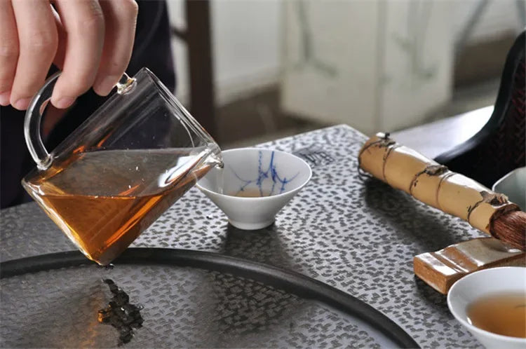 Handmade Heat-Resisting Glass teapot mug 250ml ,Cha hai Gongdao Teacup Fair mug,kung fu tea cups teaset gongdao bei tea cup