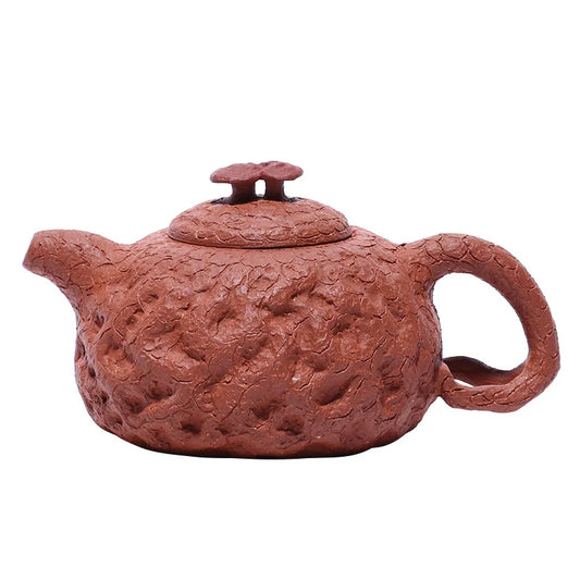 Handmade Kung-Fu Teaware, Dropping Mud, Ganoderma Lucidum, Spring Teapot, Zisha Teapot, Yixing Handmade Pot, Purple Clay, Puer